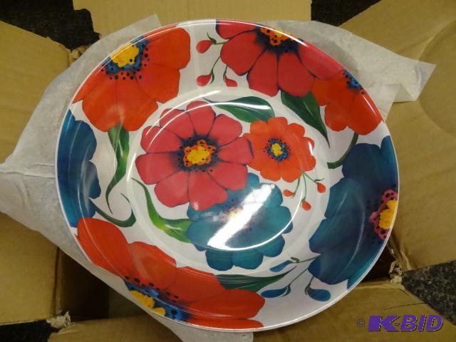 lot 37 image: NEW Qty 12 Kane Home 10in Summer Floral Servi...