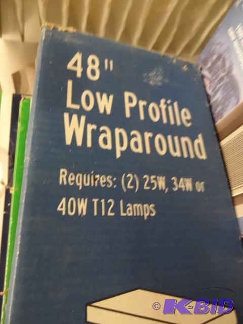 lot 388 image: NEW in Box American Flourescent 48 in Shop Li...