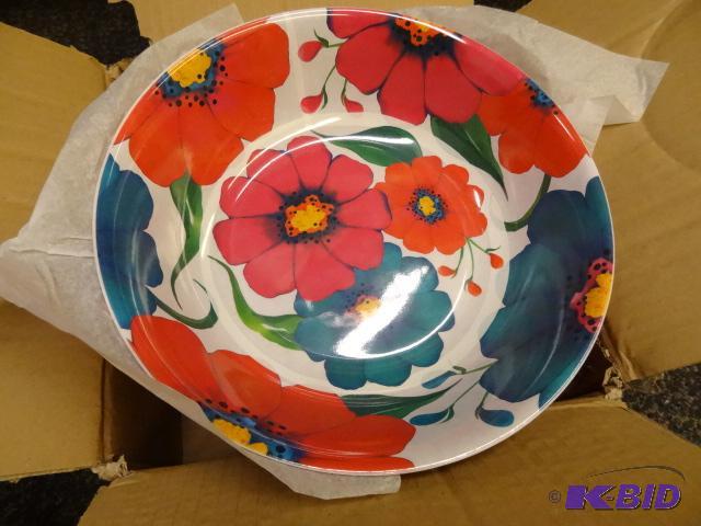 lot 39 image: NEW Qty 12 Kane Home 10in Summer Floral Servi...