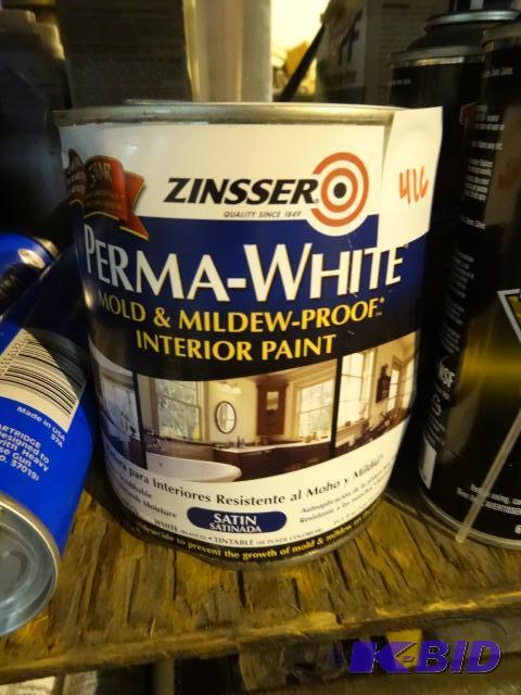 lot 416 image: Qty 2 NEW Zinsser Perma-White Mold and Mildew...