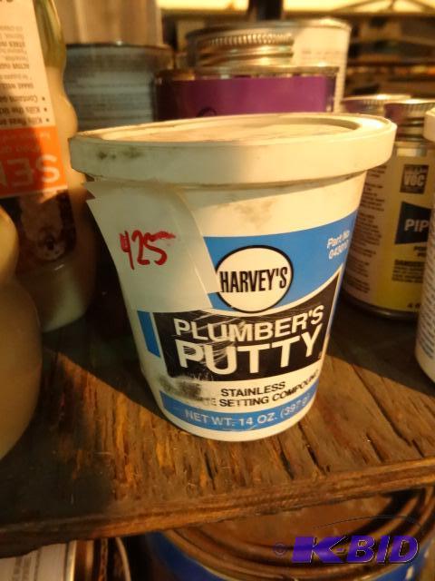 lot 425 image: Plumbers LOT NEW Harveys Plumbers Putty 14 oz...