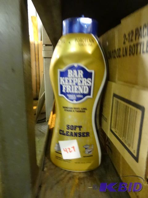 lot 427 image: Qty 2 NEW Bar Keepers Friend Soft Cleanser 26...