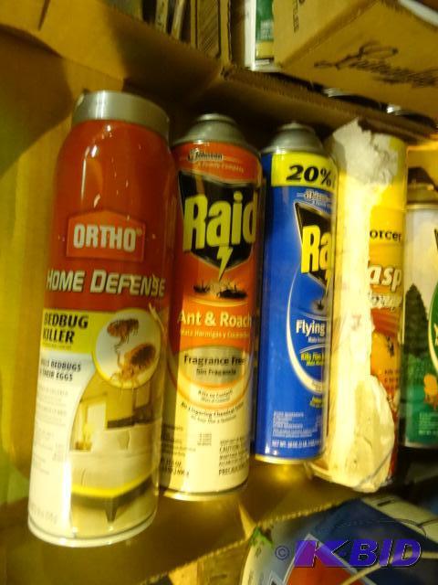 lot 433 image: NEW Bug Spray Lot Ortho Bed Bug Killer, Raid ...
