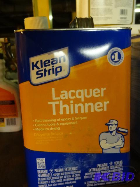 lot 440 image: NEW Klean Strip Lacquer Thinner gal...