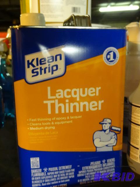 lot 441 image: NEW Klean Strip Lacquer Thinner gal...