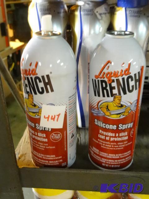 lot 447 image: Qty 2 NEW Liquid Wrench Silicone Spray 11 oz ...