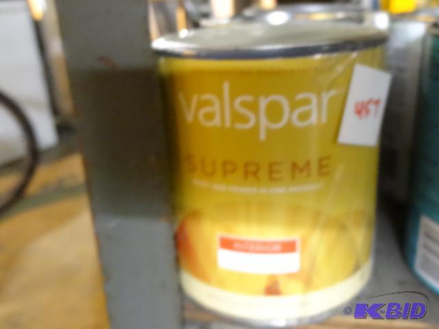 lot 457 image: Qty 2 NEW Valspar Supreme Interior Flat White...