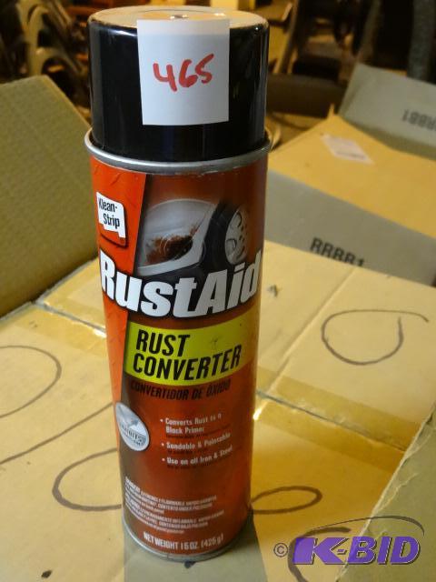lot 465 image: Qty 3 NEW Klean Strip Rust Aid Rust Converter...