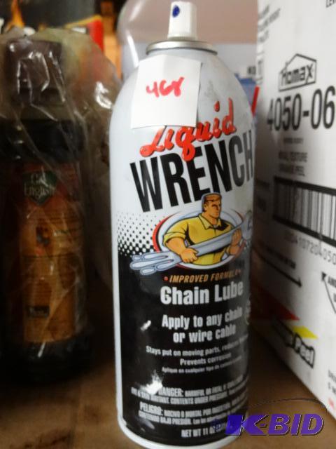 lot 468 image: Qty 2 NEW Liquid Wrench Chain Lube 11 oz ea...
