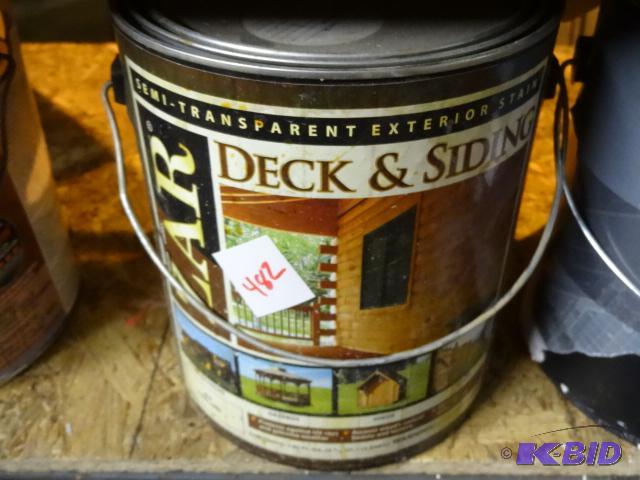lot 482 image: NEW ZAR Semi-Transparent Deck and Siding Stai...