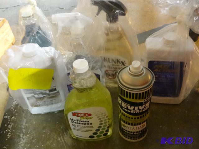 lot 494 image: LOT NEW MISC Chemicals Qty 9 incl. Carpet Sha...