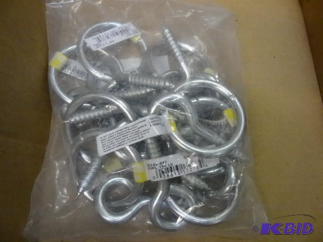 lot 95 image: Qty 10 NEW Stanley Rings with SC Eyes. Zinc p...