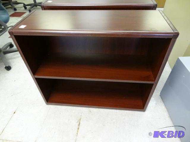 lot 104 image: wood book case 36x13x30...