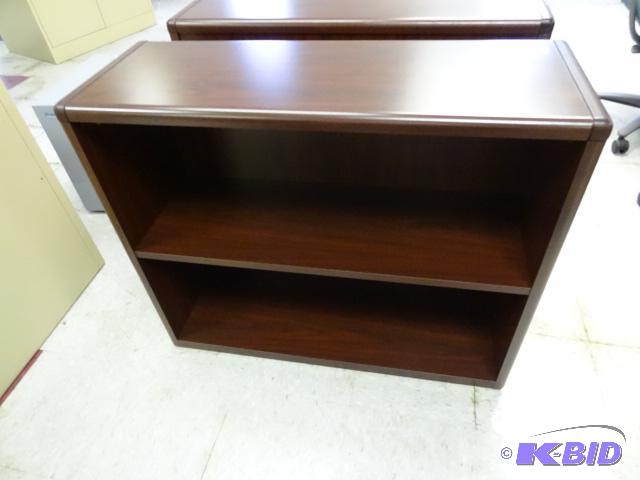 lot 105 image: wood book case 36x13x30...