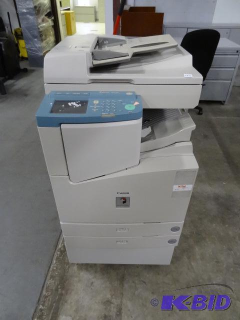 lot 124 image: canon Image runner 2200 copy machine and fax ...