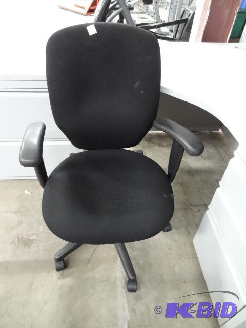 lot 126 image: Office chair on wheels....