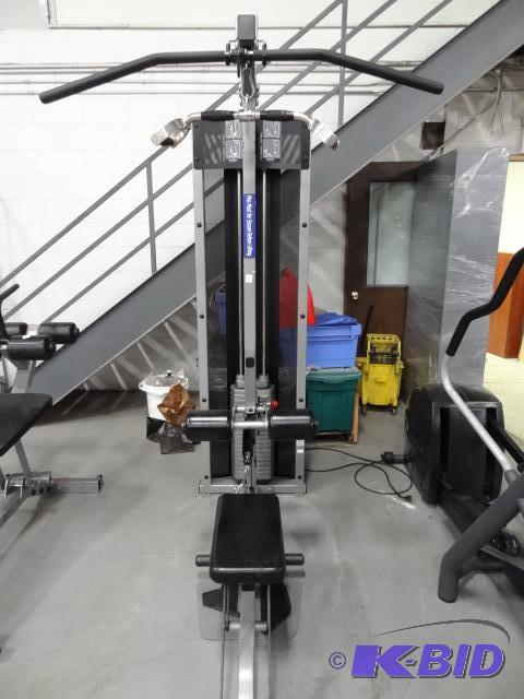 lot 134 image: Life fitness weight machine. Fit series. Lat ...