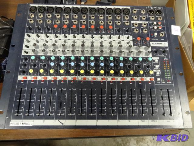 lot 150 image: sound craft sound board. EPM12. No power supp...