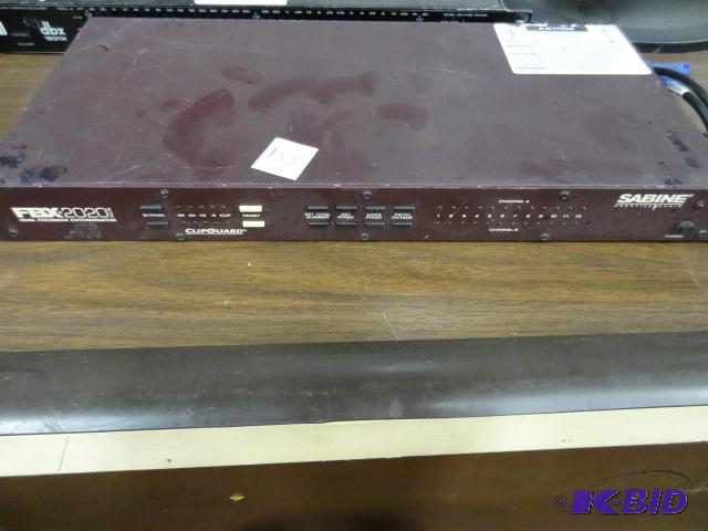 lot 153 image: Sabine clip guard. FBX 2020 Dual feedback ext...