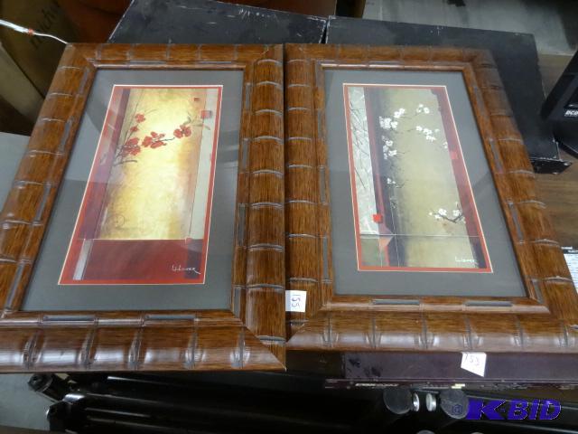 lot 155 image: 2 framed prints by Li Leger....