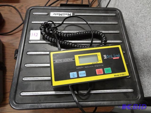lot 162 image: mail mate model 5150-1 Electronic read out sc...
