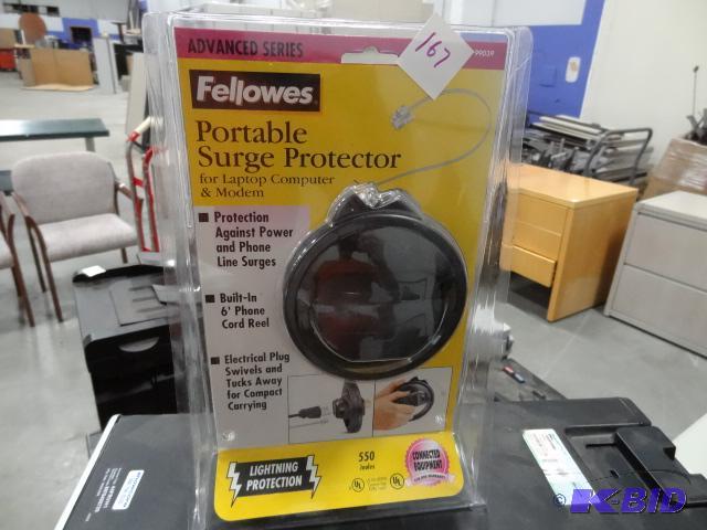 lot 167 image: Fellows portable surge protector...