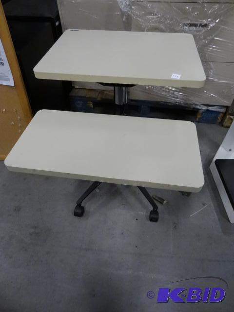 lot 194 image: Portable desk on wheels...