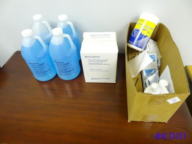 lot 54 image: Pitney Bowes EZ seal. Qty 4. Alcohol cleaning...