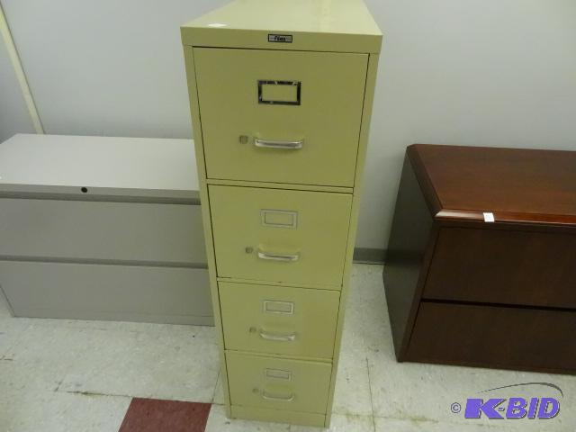 lot 76 image: 15" metal 4 drawer file cabinet...