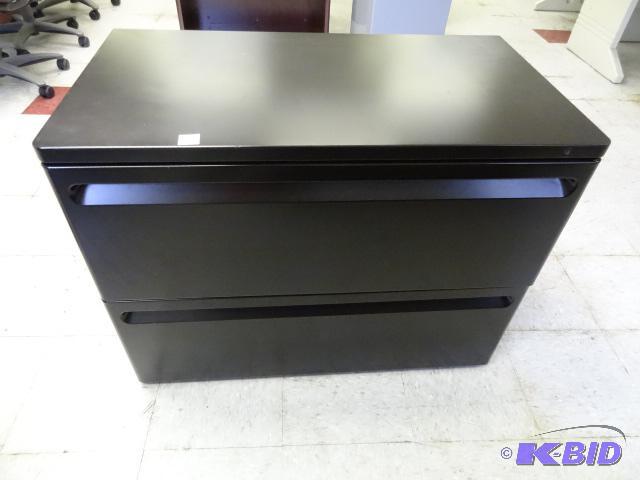 lot 85 image: 36" metal 2 drawer lateral file...