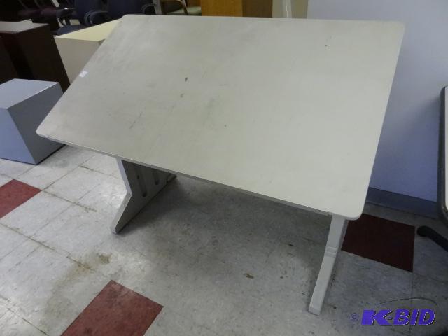 lot 95 image: polyframe drafting table with laminate top.48...