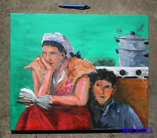 lot 3072 image: Original Acrylic...