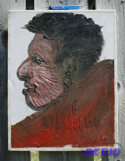lot 3101 image: Original oil on canvas. Signed by artist....