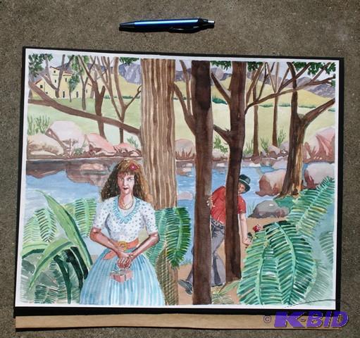 lot 3109 image: Original Illustration artwork Signed by Artis...