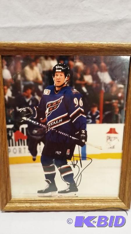 Signed &nbsp#96 of the Capitals framed 8 x 1...