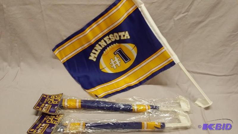 3 Game day car flags from Minnesota...