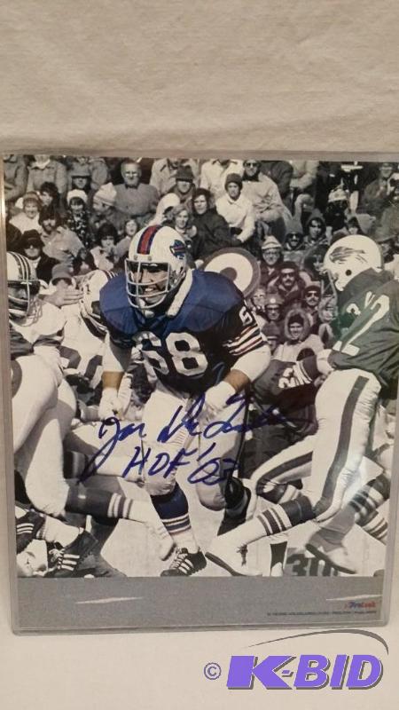 Signed 8 x 10 of Joe Delamielleure with COA...