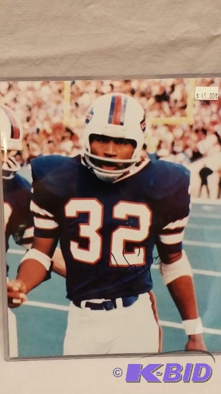 Signed 8 x 10 of O.J Simpson...