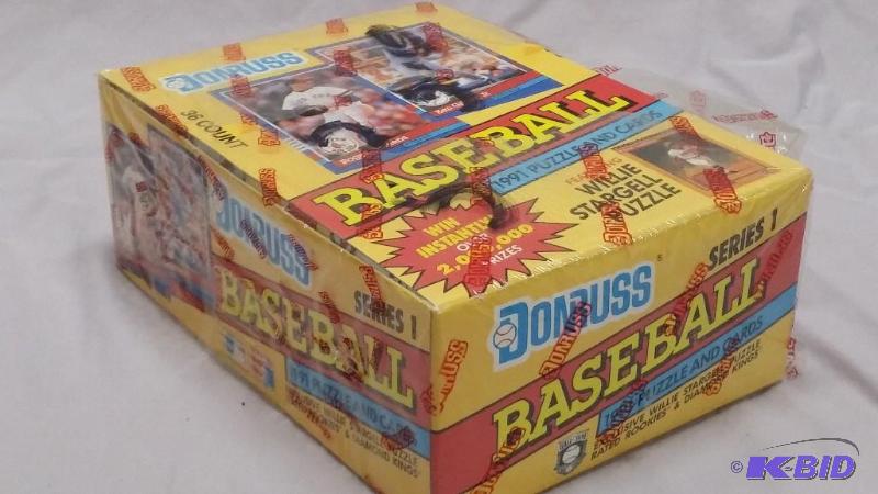 Sealed Donruss&nbsp1991 Baseball cards 36 pa...