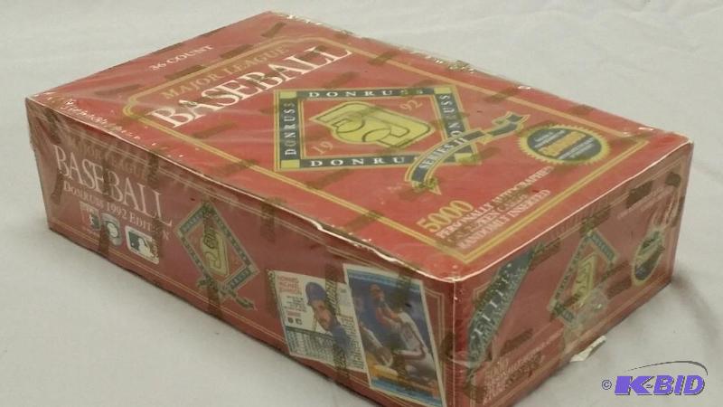 Factory sealed 1992 Donruss series II basebal...