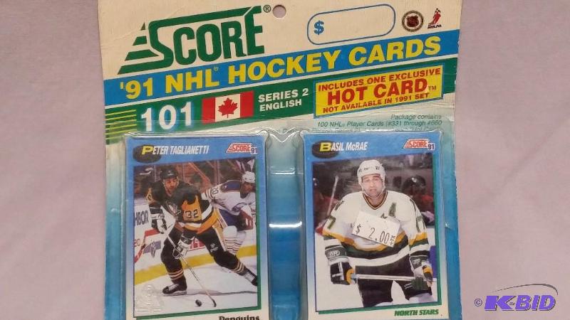 1991 Score NHL Hockey cards series 2 English ...