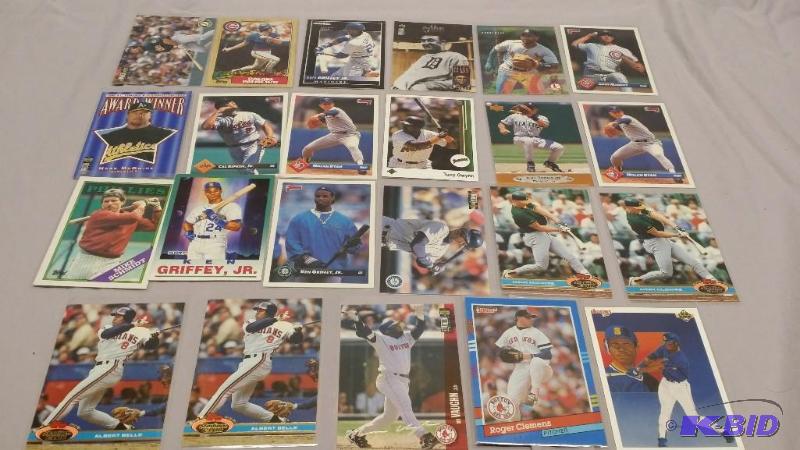 23 Cards of Baseball stars including names li...