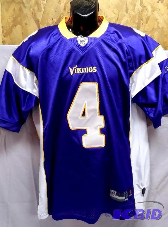 New Favre Minnesota Vikings Jersey # 4 size 5...