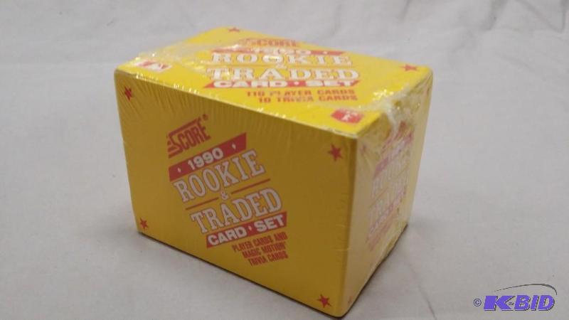 Factory sealed 1990 Score rookie and traded s...