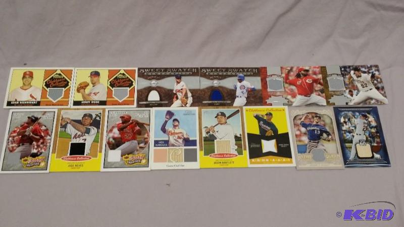 14 Baseball Jersey cards...