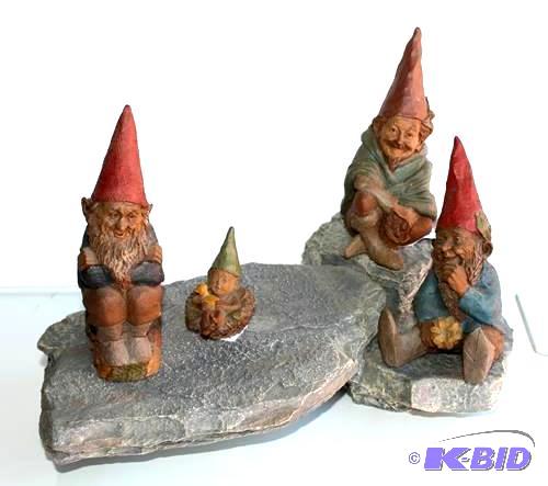 lot 33 image: Thomas Clark Carin Gnomes Jake 69 Justin 30 M...
