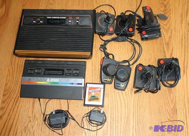 lot 43 image: Vintage Atari 2600 Atari 2600 Atari CX-2600A ...