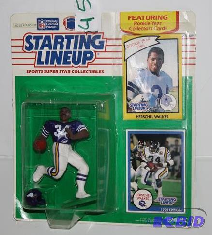 lot 45 image: Collectible Herschel Walker rookie year colle...
