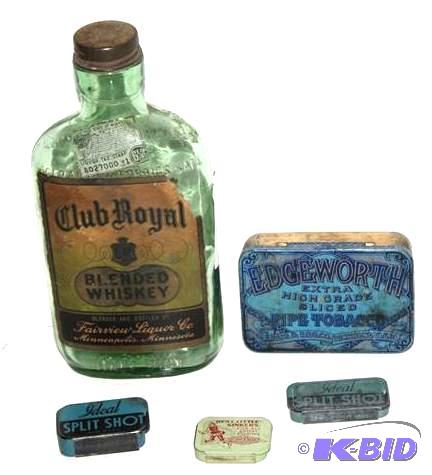 lot 65 image: Vintage Club Royal whiskey bottle with tax st...