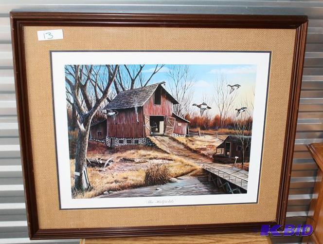 lot 69 image: &quotThe Hatfields" framed signed limit...